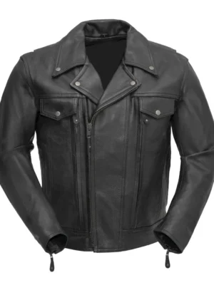 Empire Rider Men's Leather Motorcycle Jacket
