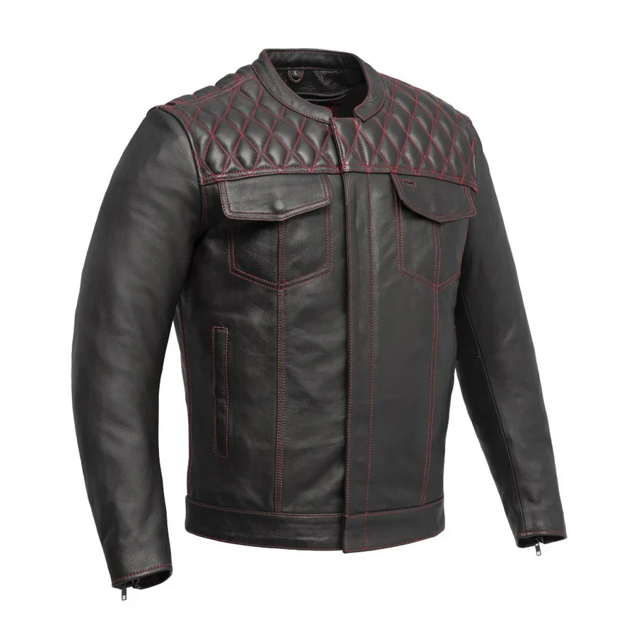 black-cinder-mens-cafe-style-leather-jacketmens-leather-jacketfirst-manufacturing-company-937771