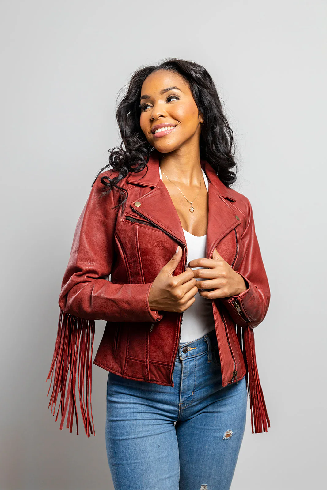 Jetset Rebel Womens Fashion Leather Jacket