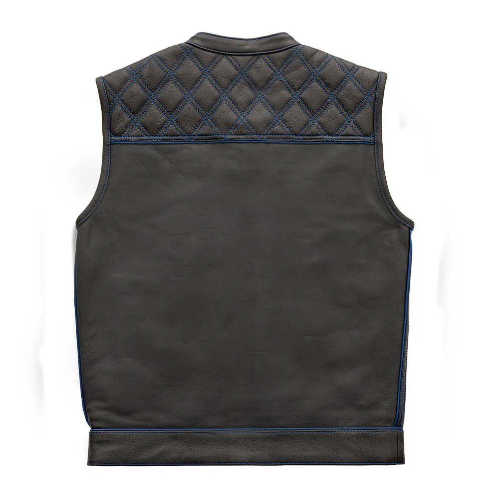 finish-line-blue-checker-mens-motorcycle-leather-vestmens-leather-vestfirst-manufacturing-company-803890
