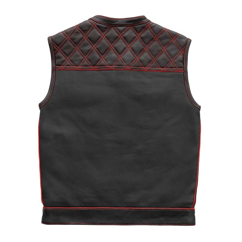 finish-line-red-checker-mens-motorcycle-leather-vestmens-leather-vestfirst-manufacturing-company-412833