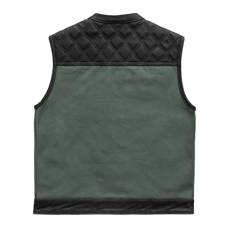 hunt-club-motorcycle-leather-canvas-vest-greenmens-canvas-vestsfirst-manufacturing-company-577461