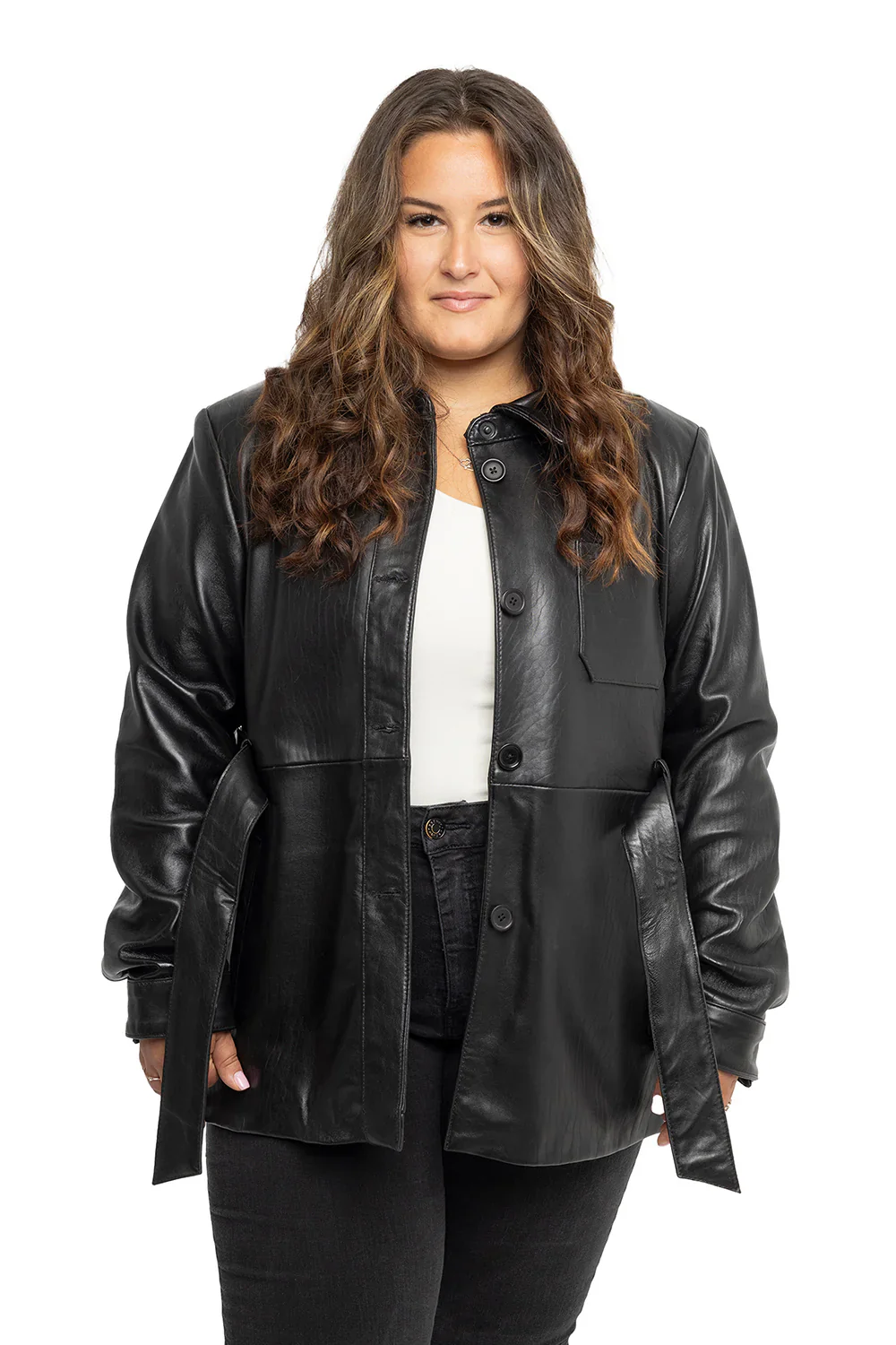 Glamour Gridlock Womens Fashion Leather Jacket
