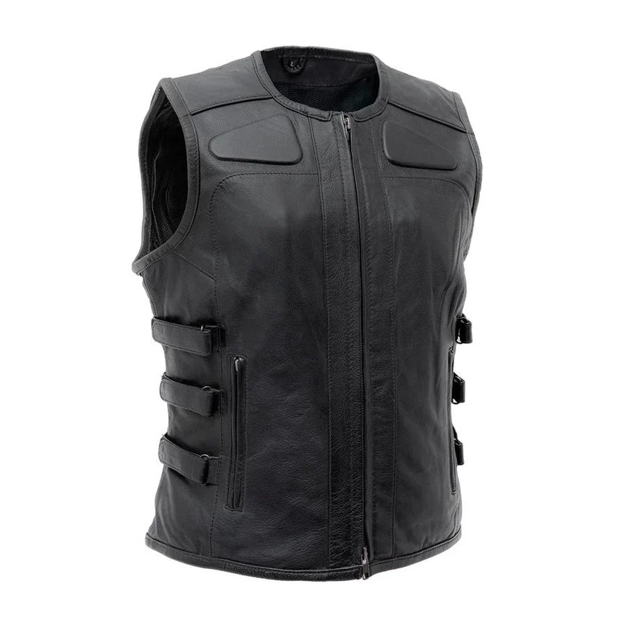 Throttle Chic Women's Motorcycle Leather Vest
