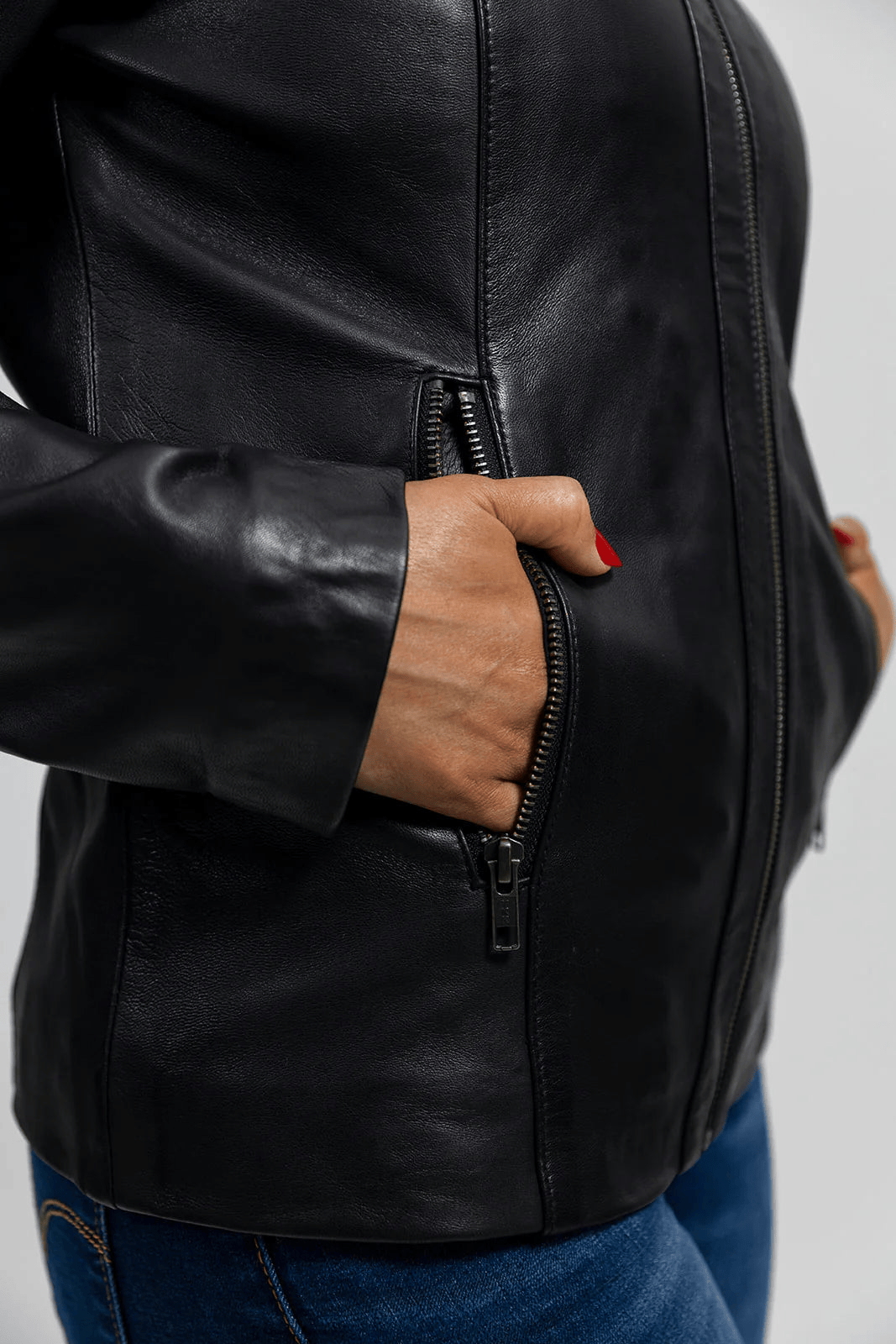 patricia-womens-fashion-leather-jacket-front-view