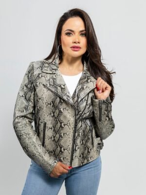 ZipZenith Women's Leather Jacket