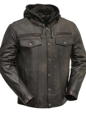 Gearshift Guard Men's Motorcycle Leather Jacket