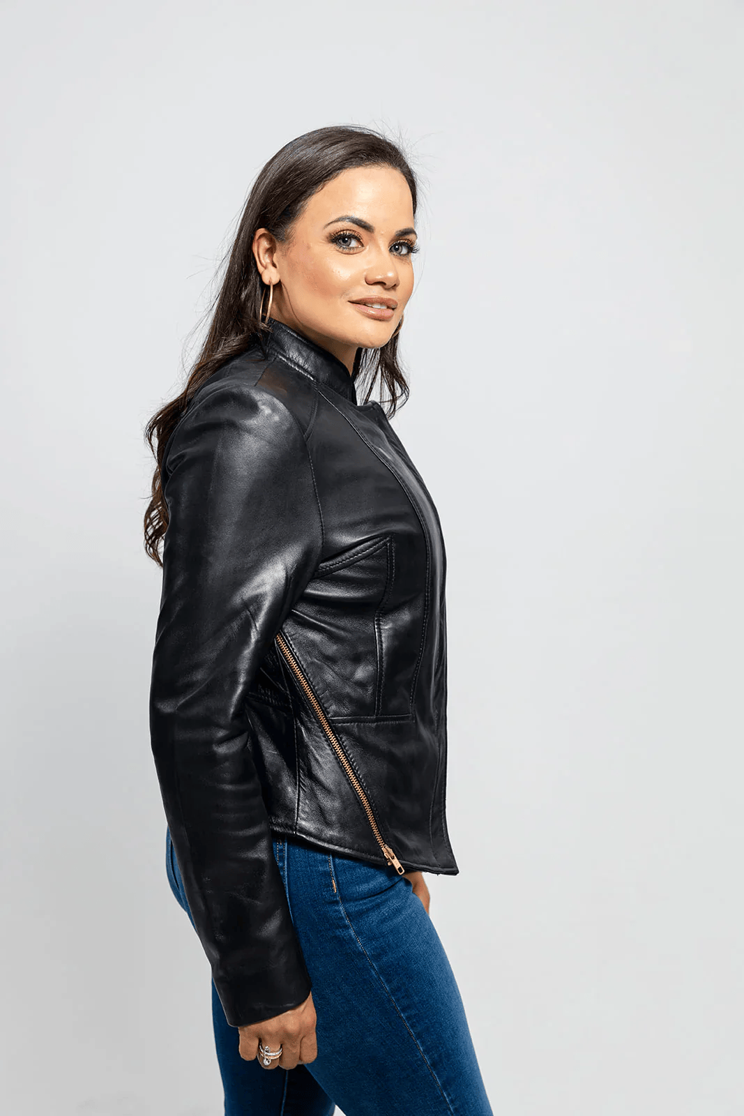 zoey-womens-fashion-leather-jacket-front-side