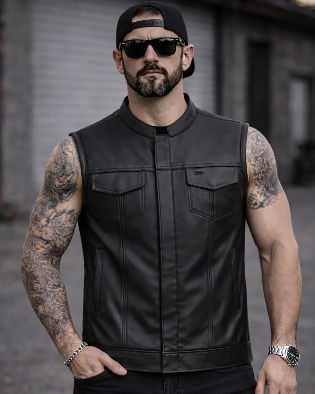 hotshot-mens-motorcycle-leather-vestmens-leather-vestfirst-manufacturing-company-945062
