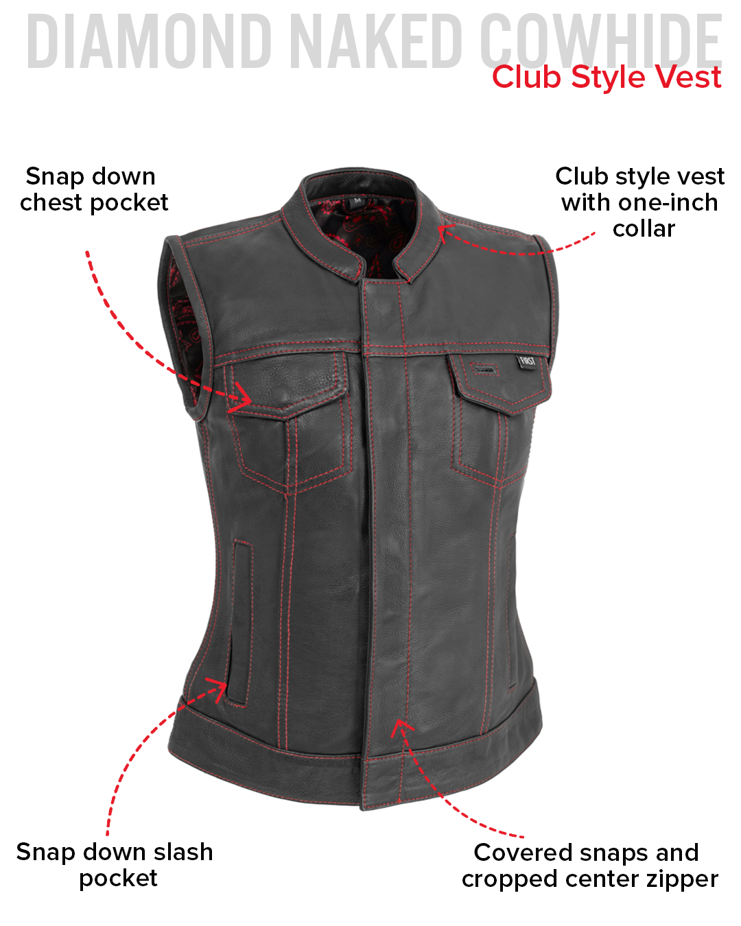 jessica-womens-motorcycle-leather-vest-blackred-limited-editionwomens-leather-vestfirst-manufacturing-company-823624