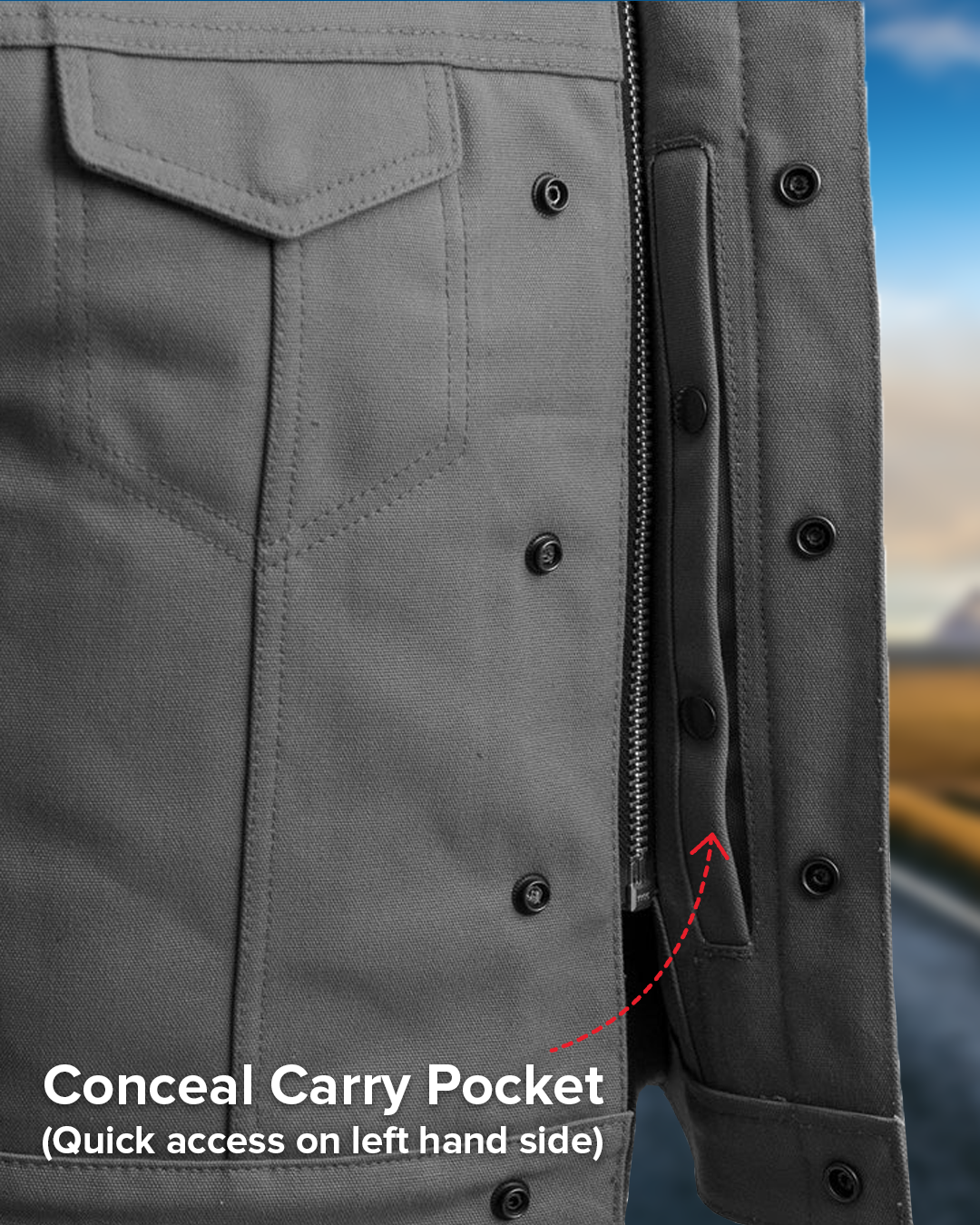 lowside-mens-motorcycle-canvas-vest-greymens-canvas-vestsfirst-manufacturing-company-332517