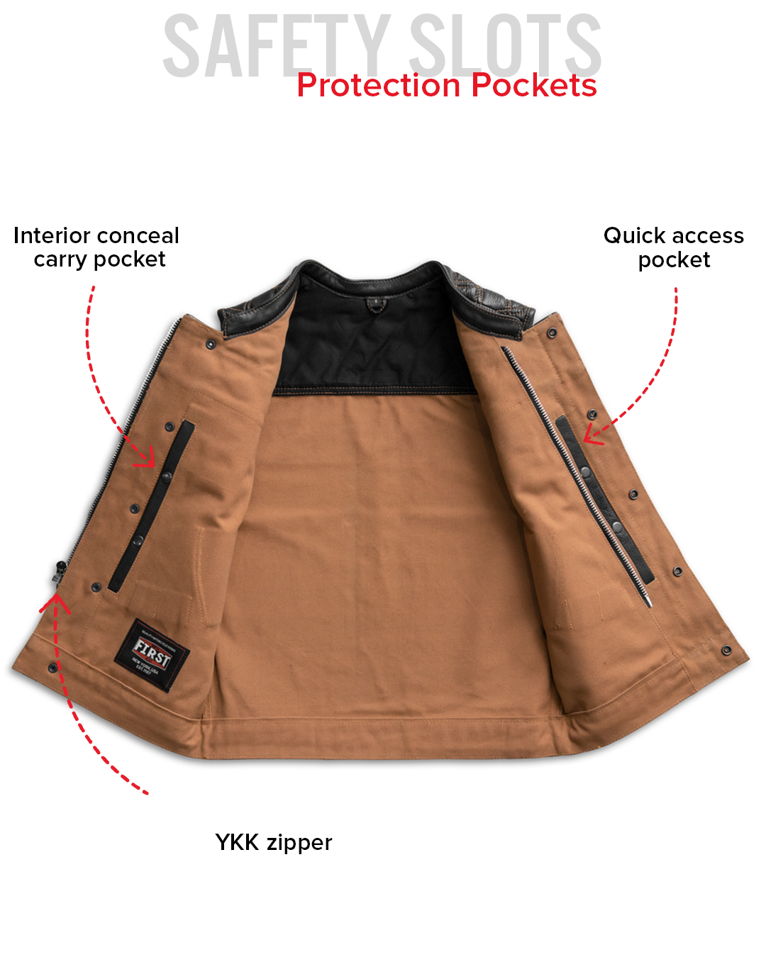 hunt-club-motorcycle-leather-canvas-vestmens-canvas-vestsfirst-manufacturing-company-891403