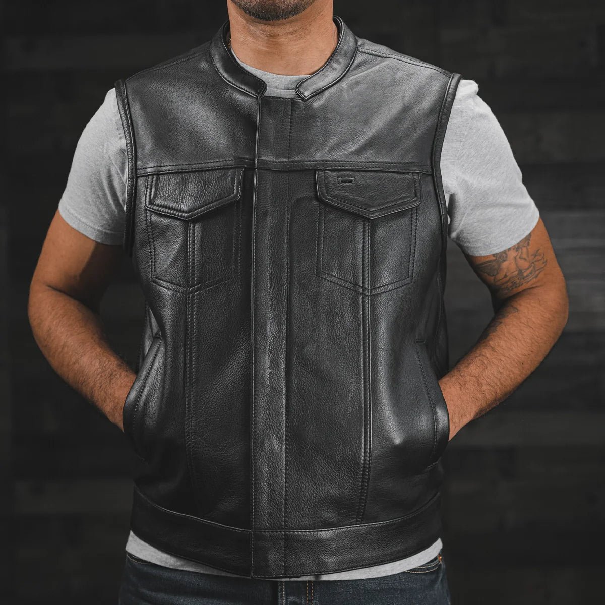 sharp-shooter-mens-motorcycle-leather-vestmens-leather-vestfirst-manufacturing-company-555493-1