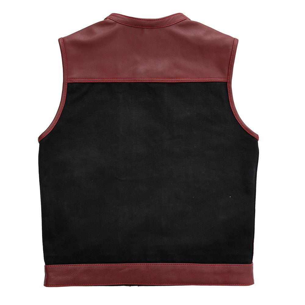 crusher-mens-leathercanvas-motorcycle-vest-limited-editionfactory-customsfirst-manufacturing-company-768431