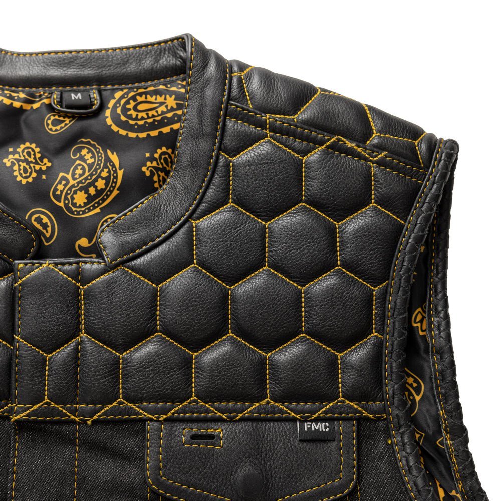 hornet-mens-denim-motorcycle-vest-limited-editionfactory-customsfirst-manufacturing-company-760429