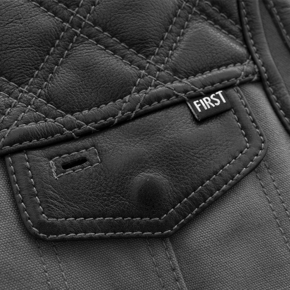 hunt-club-motorcycle-leather-canvas-vest-greymens-canvas-vestsfirst-manufacturing-company-328131