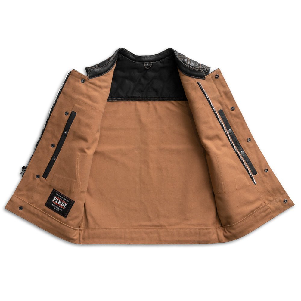 hunt-club-motorcycle-leather-canvas-vestmens-canvas-vestsfirst-manufacturing-company-891403
