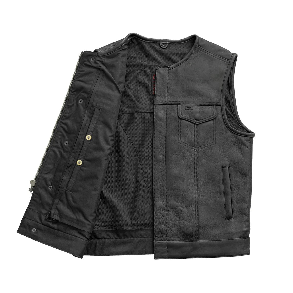 no-rival-mens-motorcycle-leather-vestmens-leather-vestfirst-manufacturing-company-906717-2