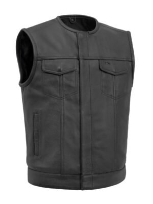 No Rival - Men's Motorcycle Leather Vest