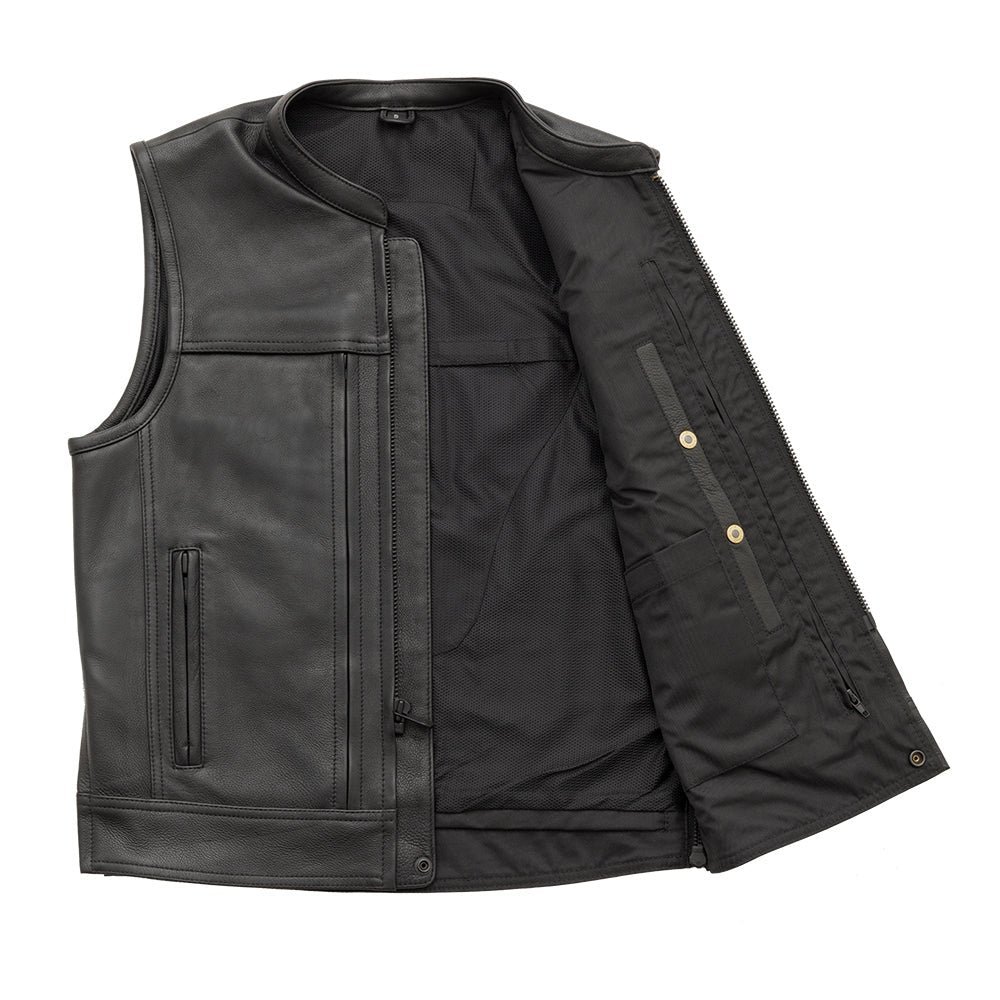 rampage-mens-motorcycle-leather-vestmens-leather-vestfirst-manufacturing-company-549006