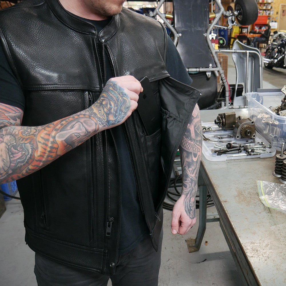 rampage-mens-motorcycle-leather-vestmens-leather-vestfirst-manufacturing-company-549006
