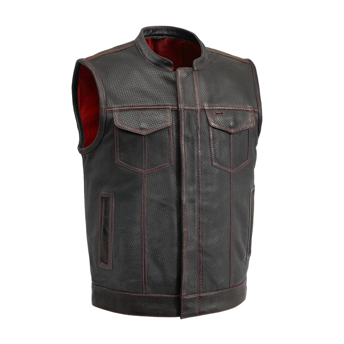 sharp-shooter-perforated-mens-motorcycle-leather-vestmens-leather-vestfirst-manufacturing-company-938819