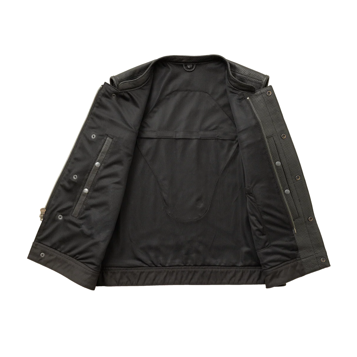 sharp-shooter-perforated-mens-motorcycle-leather-vestmens-leather-vestfirst-manufacturing-company-938819