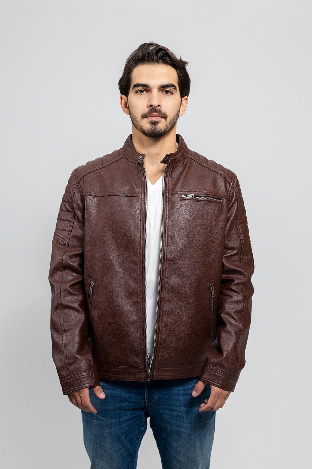 Logan Men's Vegan Faux Leather Jacket