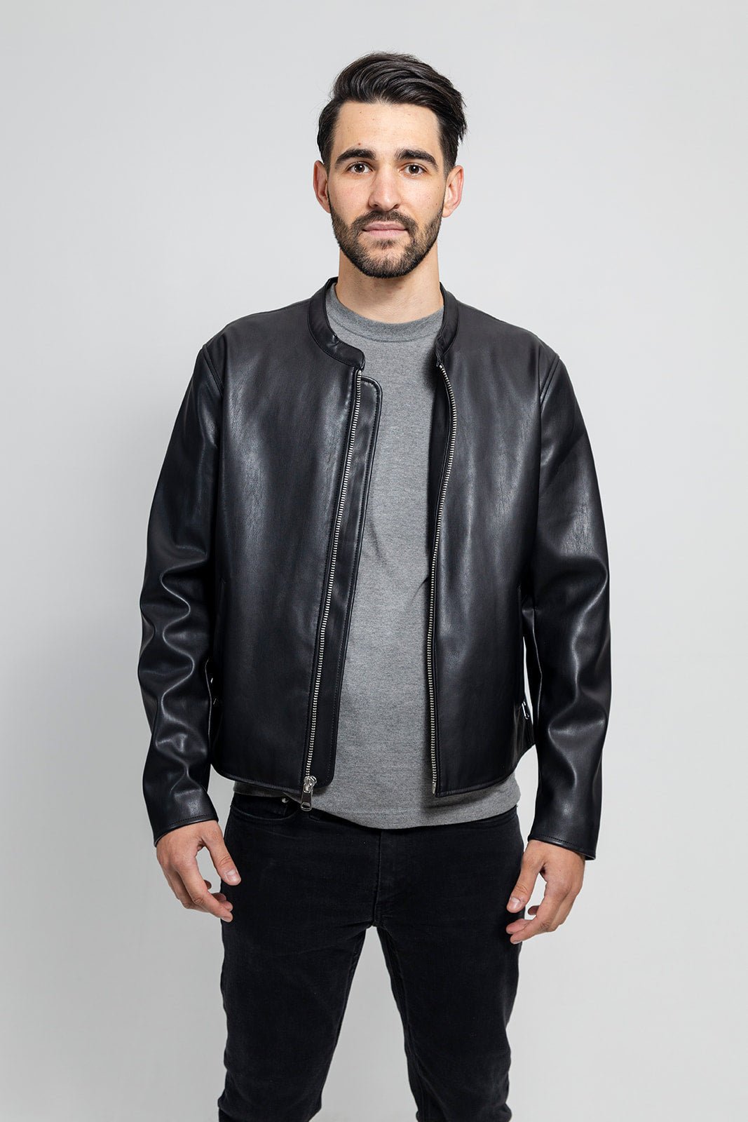 Dillon Men's Vegan Faux Leather Jacket